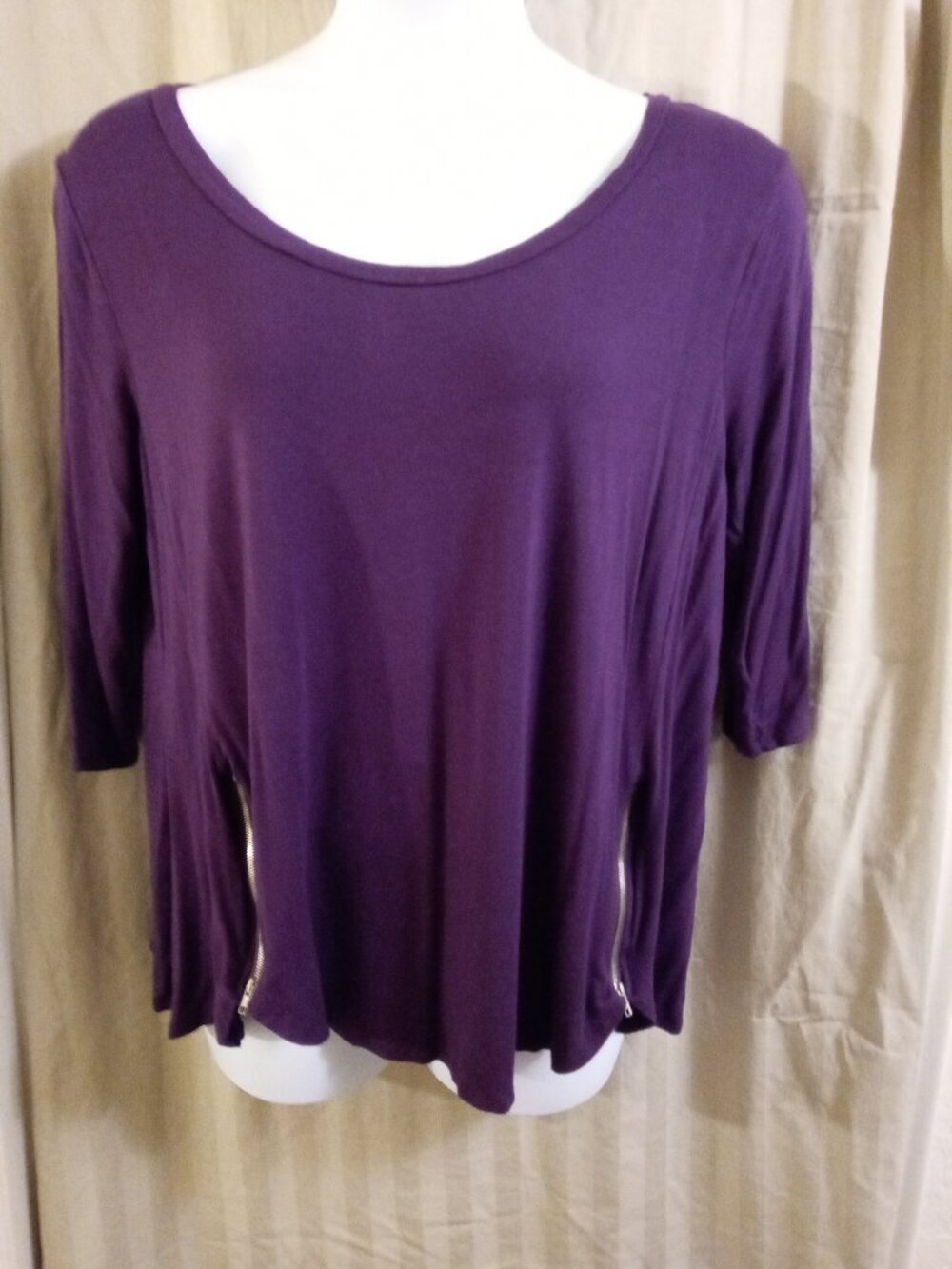 42 Pops Women's 2X Purple Tunic